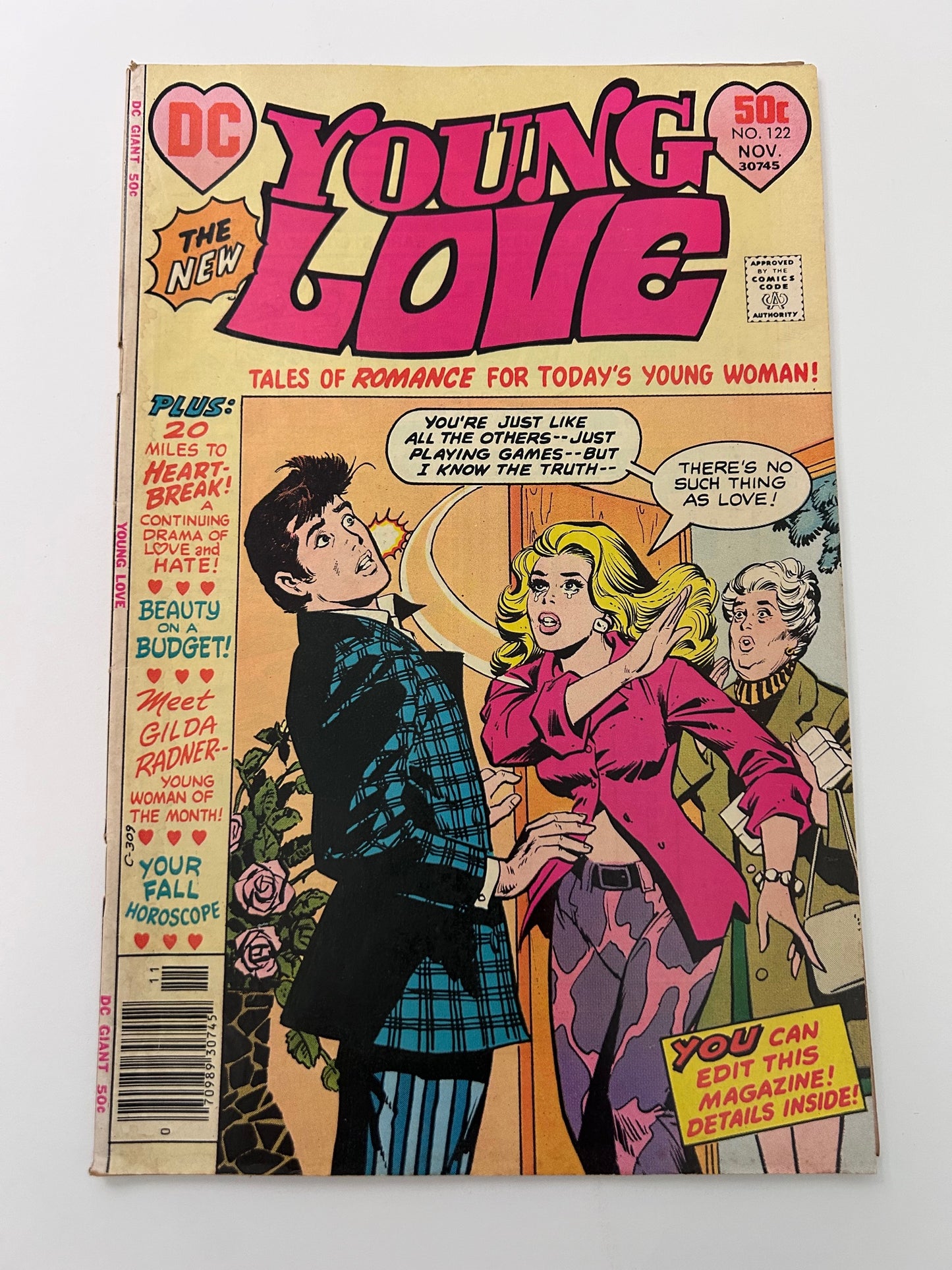 Young Love Issue #122 Vintage 1976 DC Comics Comic Book