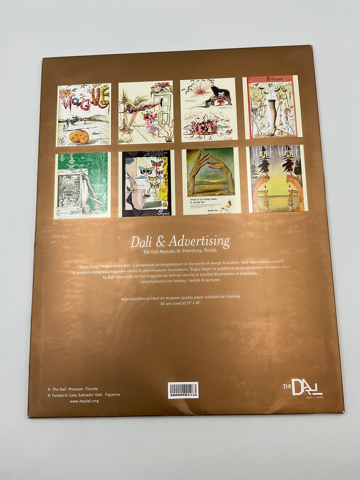 Vintage Salvador Dali Museum St Petersburg FL Dalí & Advertising Portfolio