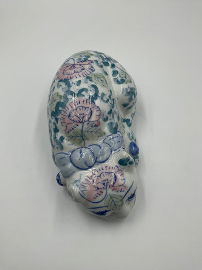 Vintage porcelain cat figurine