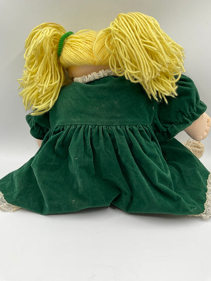 Vintage 1984 The Original Doll Baby Martha Nelson Kid Doll Blonde Hair Blue Girl