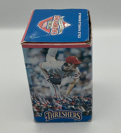 2008 World Series Championship Commemorative Bobblehead Cole Hamels MLB Philadelphia Phillies
