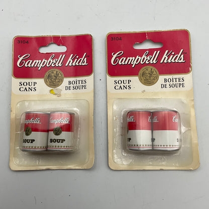Campbell's Kids Soup Cans #3104 Vintage 1995