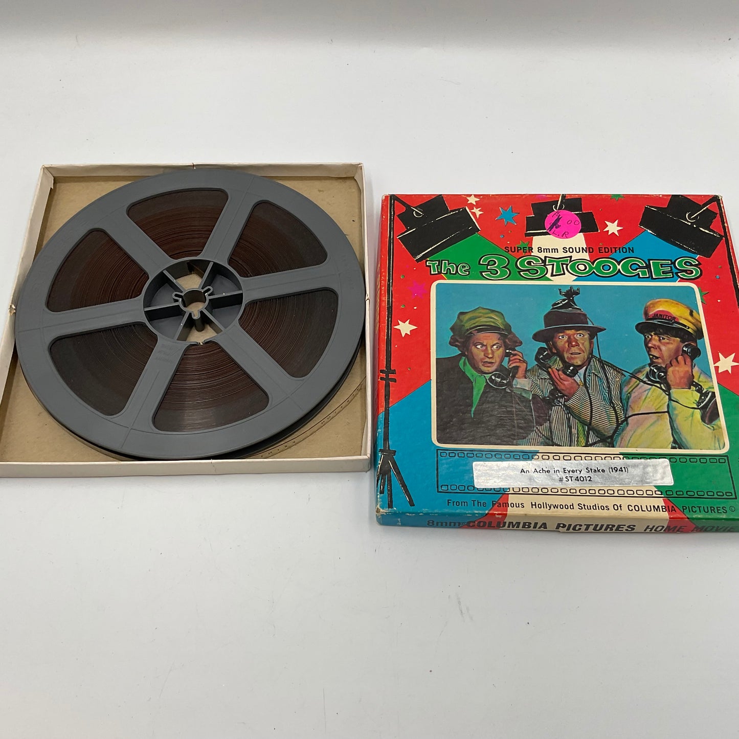 Vintage The Three Stooges Super 8mm Edition An Ache In Every Stake 1941