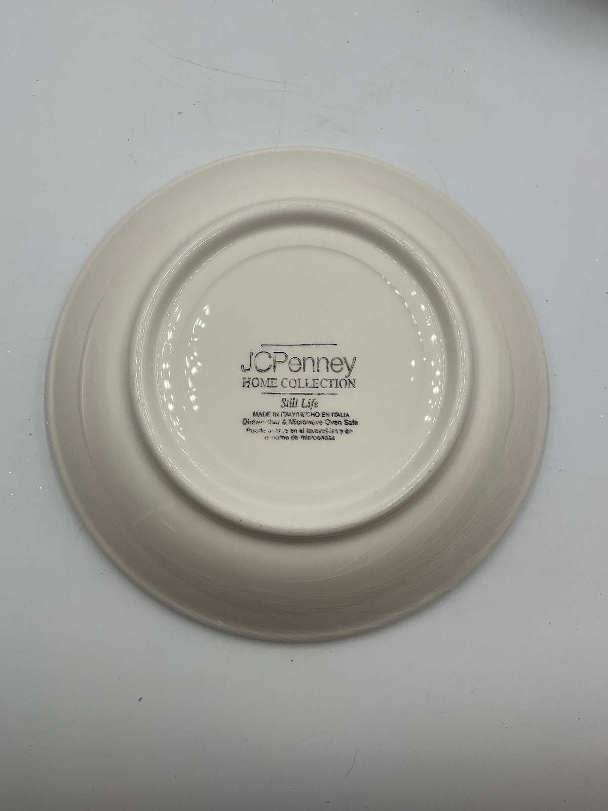 JC Penny Home Collection Still Life Set of 4 Pasta Bowls Fruit Made in Italy