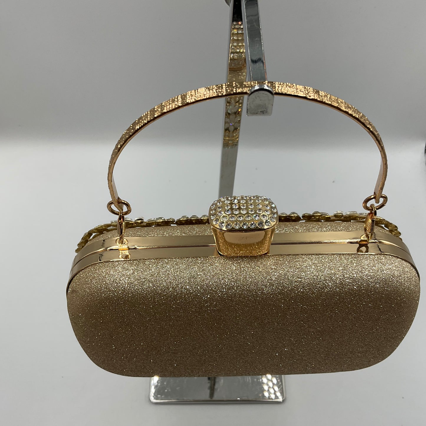 NCQ Rhinestone Evening Clutch with Crystal Accents