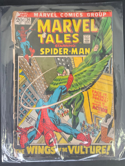 Marvel Tales #34 Vintage May 1972 Comic Book