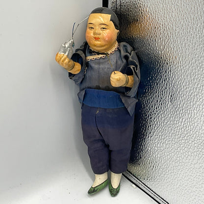 Antique Chinese Mudman Doll