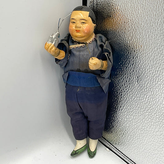 Antique Chinese Mudman Doll