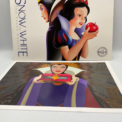Snow White And The Seven Dwarfs Lithograph 4 Pack Set