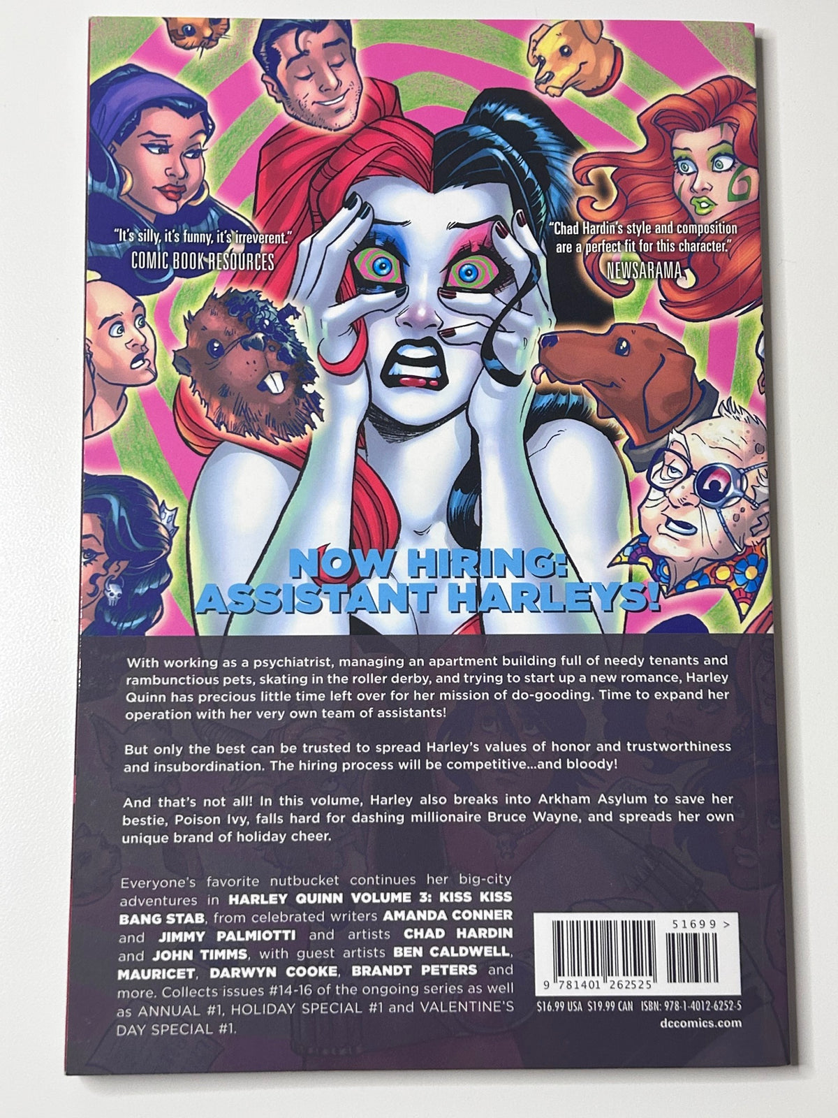Harley Quinn Vol 3 Kiss Kiss Bang Stab DC Comic Paperback Comic Book Graphic Novel Jun 2016