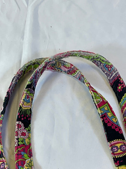 Vera Bradley Symphony in Hue Vibrant Colorful Quilted Large Tote Bag