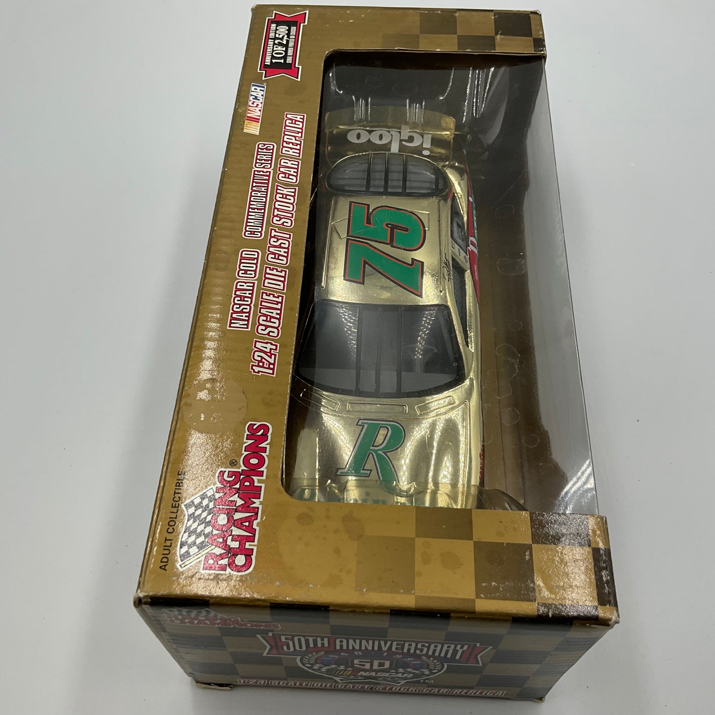 NASCAR 50th Anniversary 1:24 scale Die Cast Replica #75 NASCAR Gold Commemorative Series