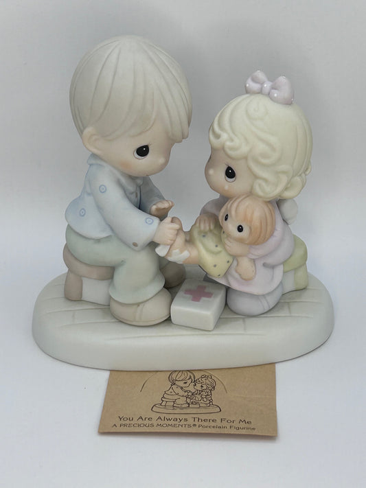 Precious Moments Vintage 1996 You Are Always There For Me Figurine Orig Box