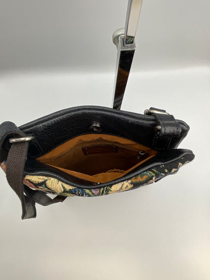 Ready JB Patricia Nash Leather and Tapestry Crossbody Bag