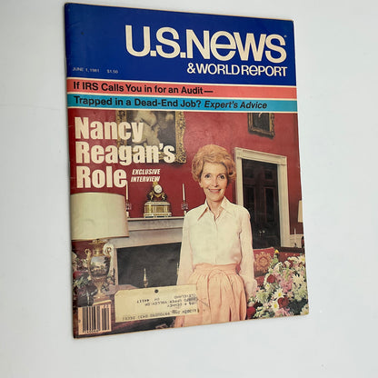 US News & World Report Nancy Reagan's Role June 1, 1981