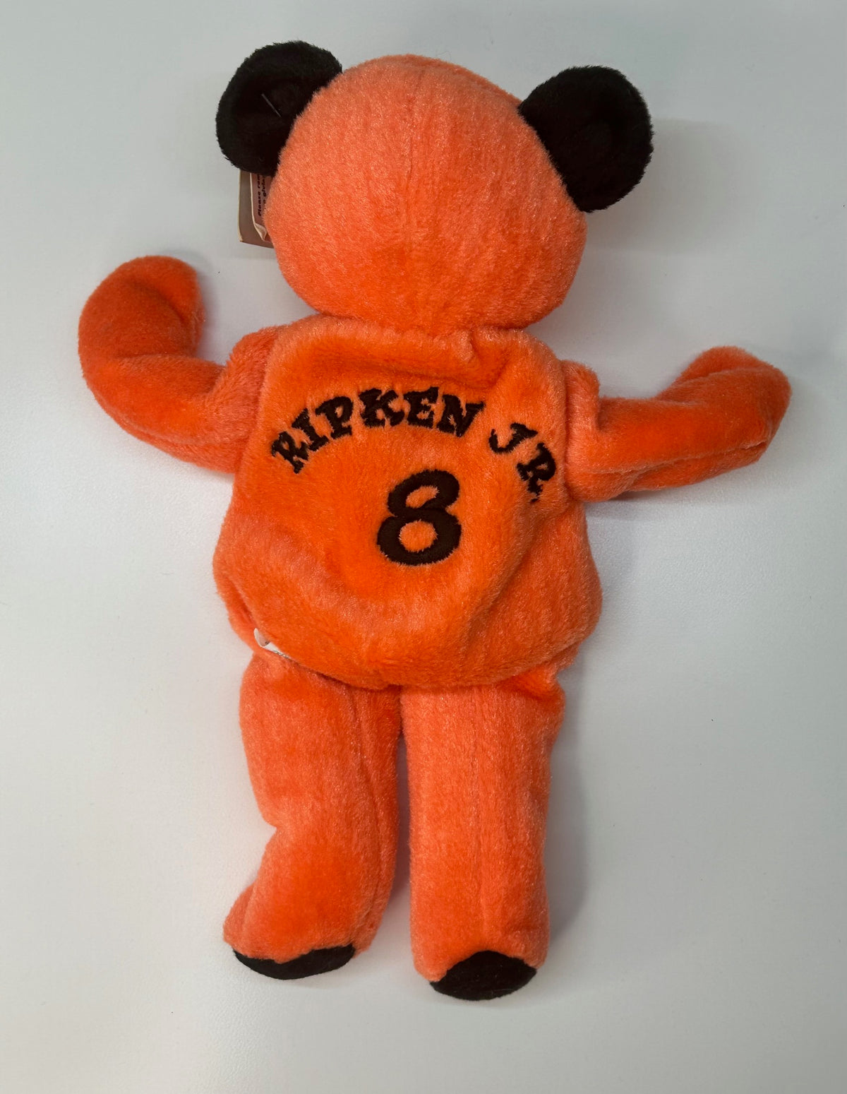 Cal Ripken Jr #d/3000 Limited Edition Commemorative Beanie Bear Orig Tags Drawstring Pouch