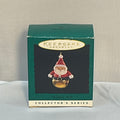 1996 Christmas Bells SANTA ~ #2 in Series ~ Hallmark Miniature Ornament