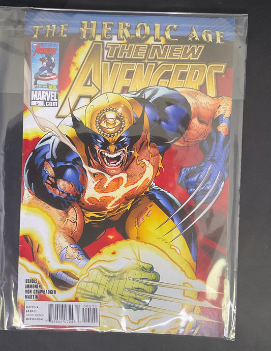Marvel The Heroic Age The New Avengers #5 2011 Comic Book