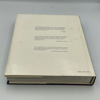 Jacques Cousteau The Ocean World Vintage Hardcover 1985 Book