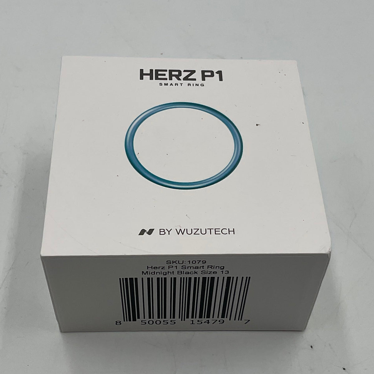 HERZ P1 Smart Ring by WUZUTECH Midnight Black Size 13 New in Box
