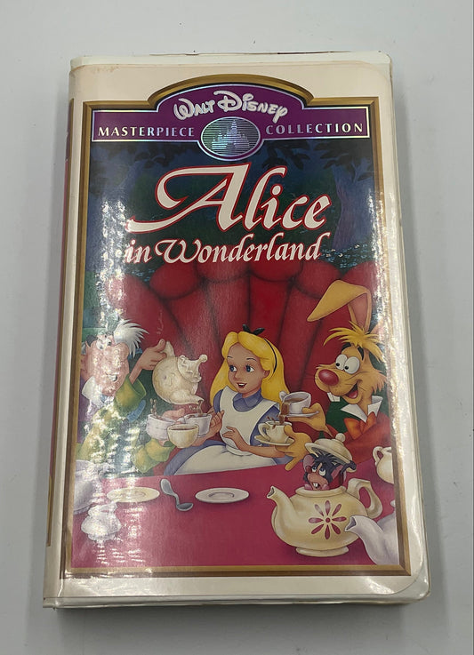Walt Disney’s Alice in Wonderland Masterpiece Collection VHS Tape
