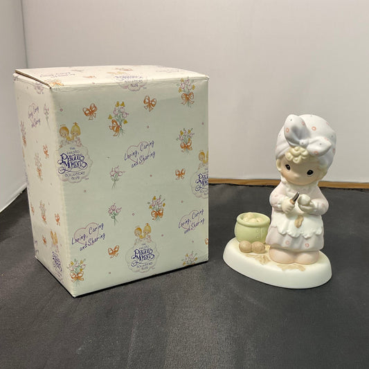 Precious Moments Vintage 1995 Always Take Time to Pray Hand Painted Porcelain Collectible Figurine