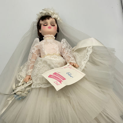 Vintage Madame Alexander Elise Bride Wedding Doll with veil