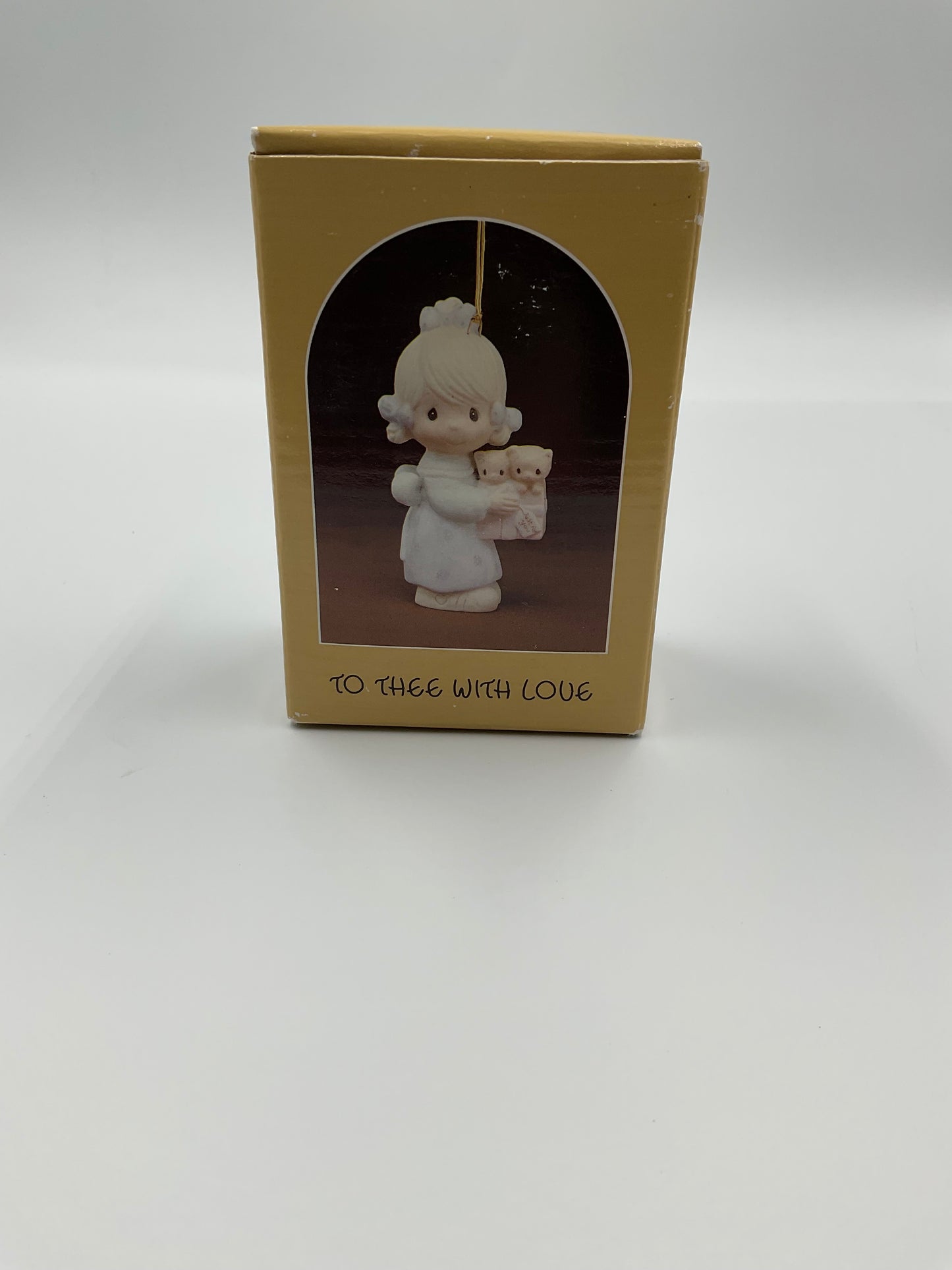 Vintage Precious Moments Figurine Ornament To Thee With Love