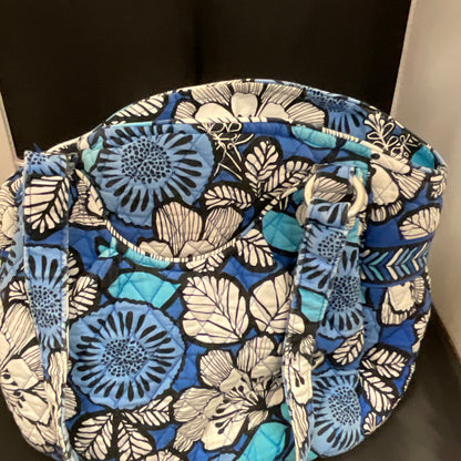 Vera Bradley Glenda Blue Bayou Quilted Tote Bag