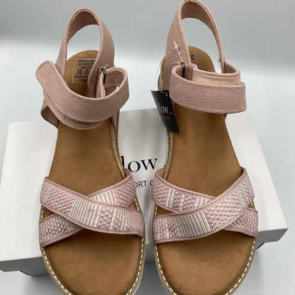 Dodow Womens's Sandals Pink Size 11