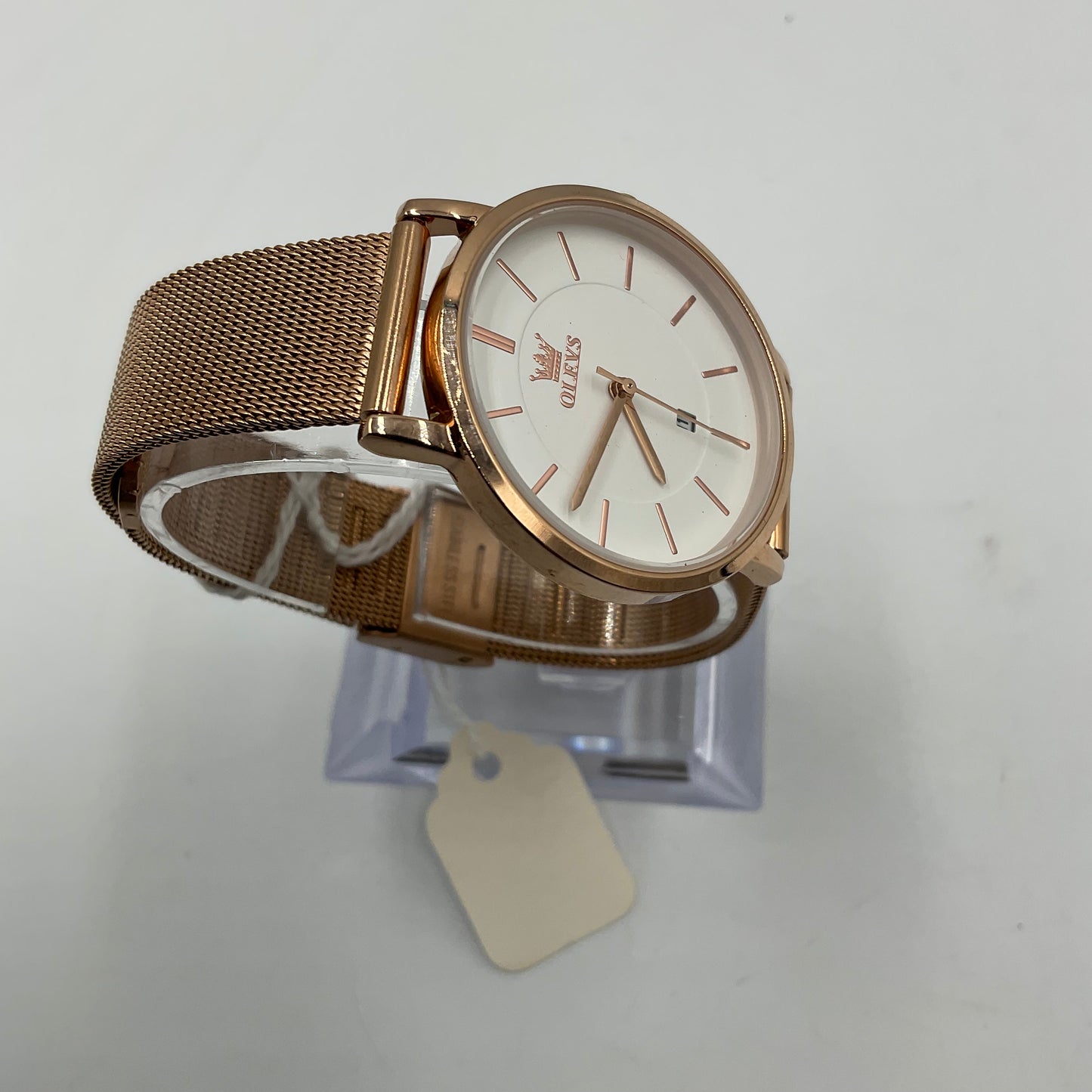 OLVES Mesh Band Quartz Waterproof Watch New Battery