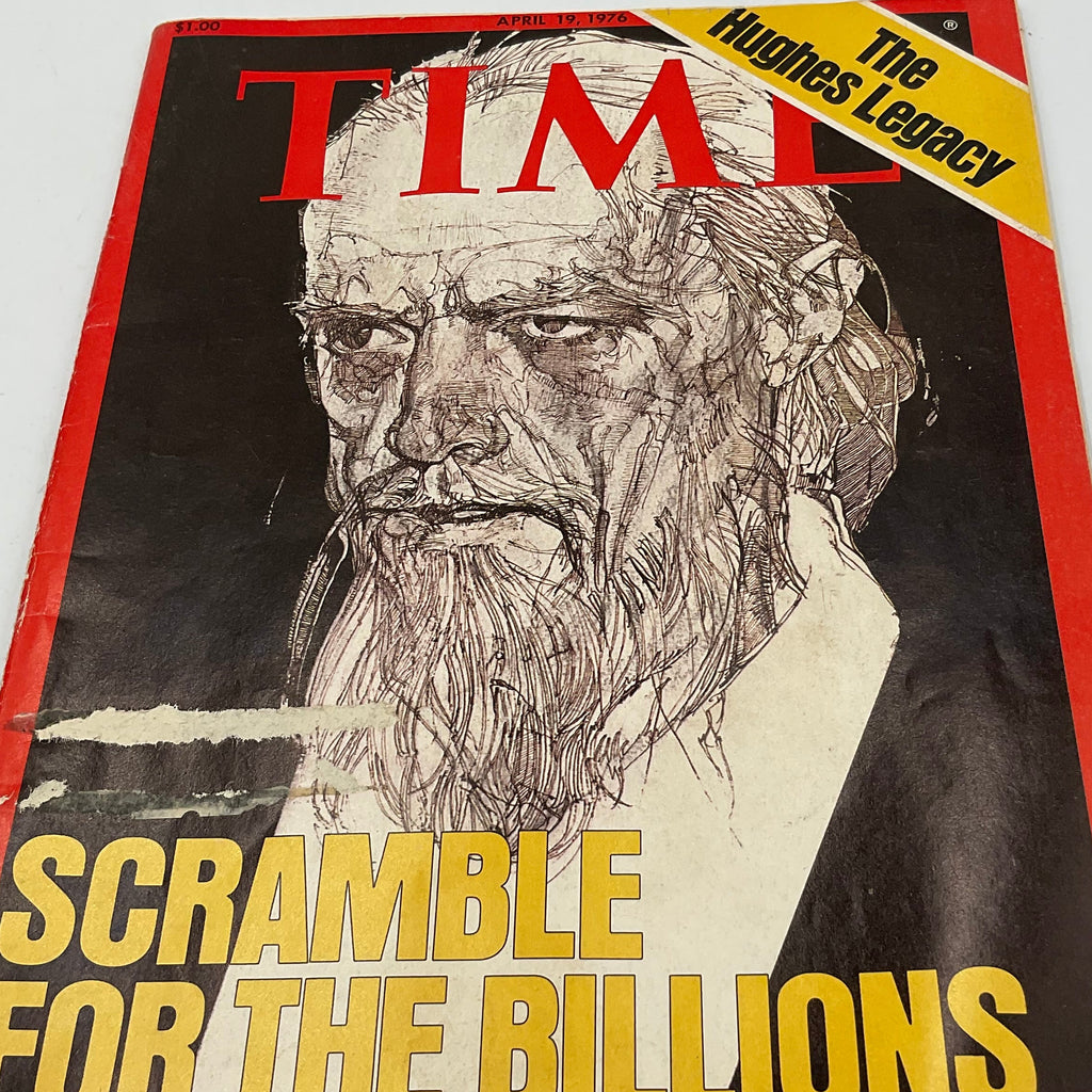 Time Magazine Vintage 1976 The Hughes Legacy Scramble for Billions