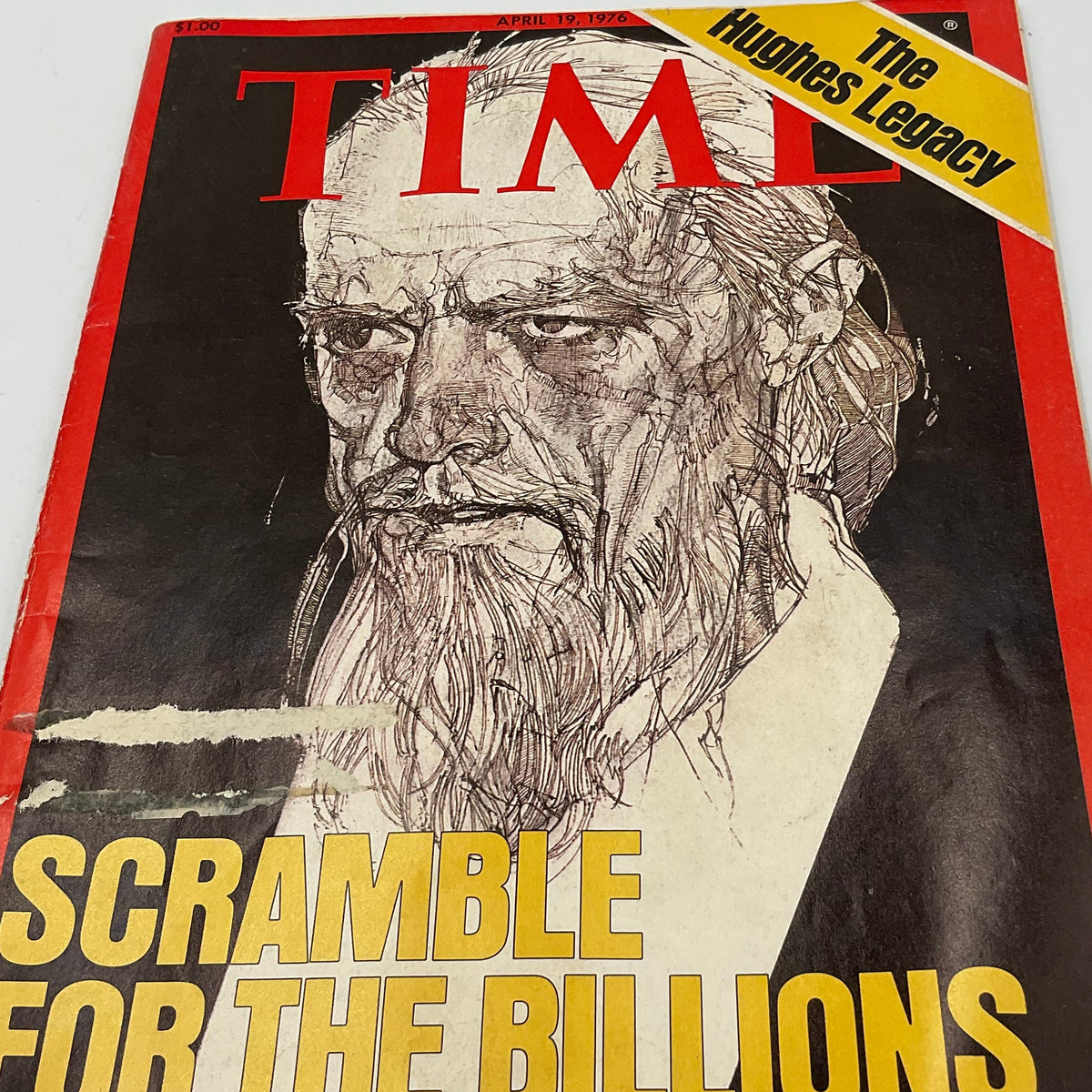 Time Magazine Vintage 1976 The Hughes Legacy Scramble for Billions