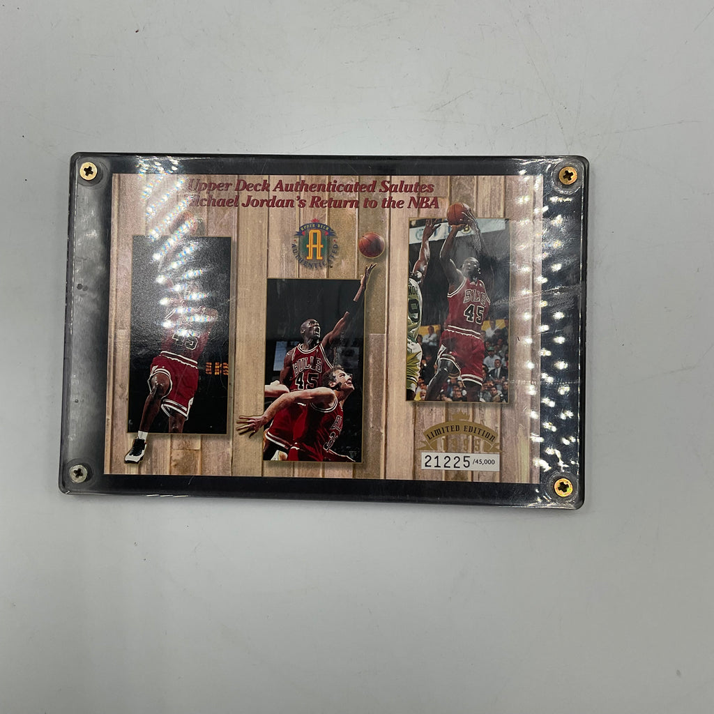 1995 Upper Deck Authenticated Salutes Michael Jordon’s Return To NBA