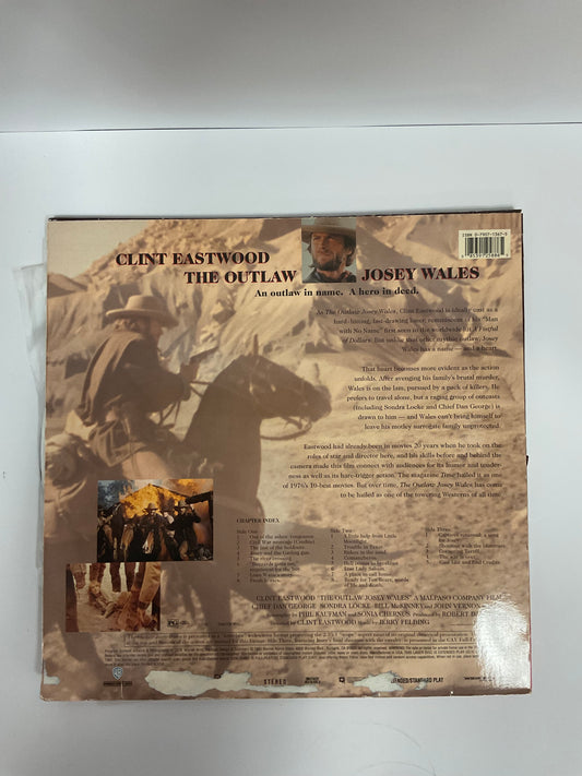 The Outlaw Josey Wales 1976 Warner Bros Laser Disc Movie