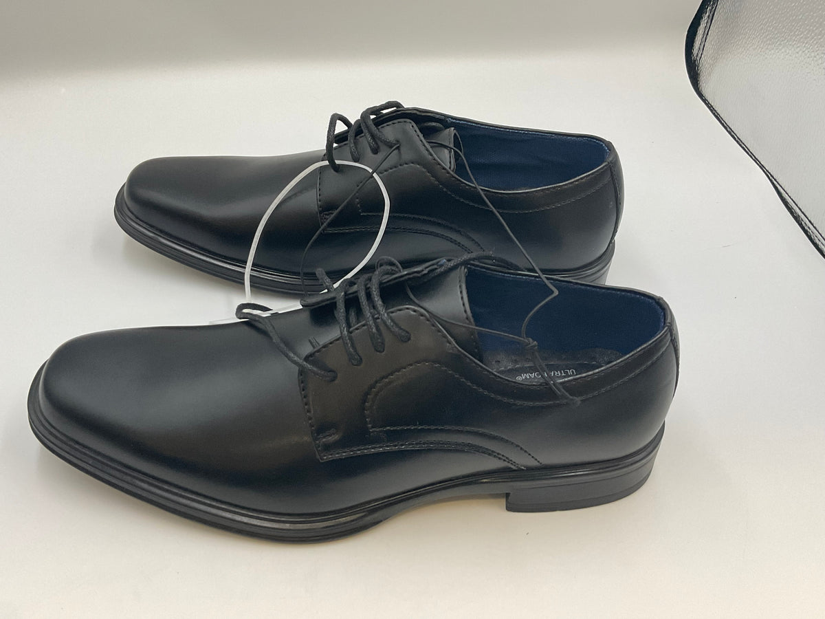 Perry Ellis Portfolio UltraFoam Black Oxford Derby Shoes 8.5
