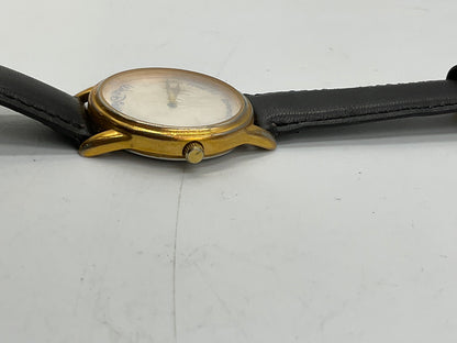 1997 Disney World 25th Anniversary Eastman Kodak Watch Black Leather Working