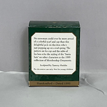 1999 Hallmark Keepsake Collectors Club Ornament "Snowy Surprise" w/Box