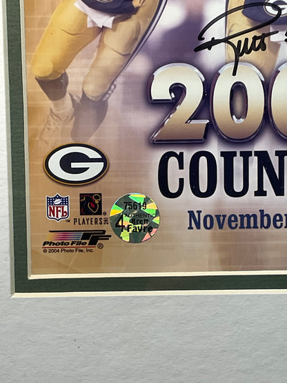 Brett Favre Beckett Authenticated Autograph #49/200 8x10 Photo