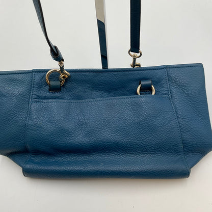 Coach Blue Pebbled Leather Purse