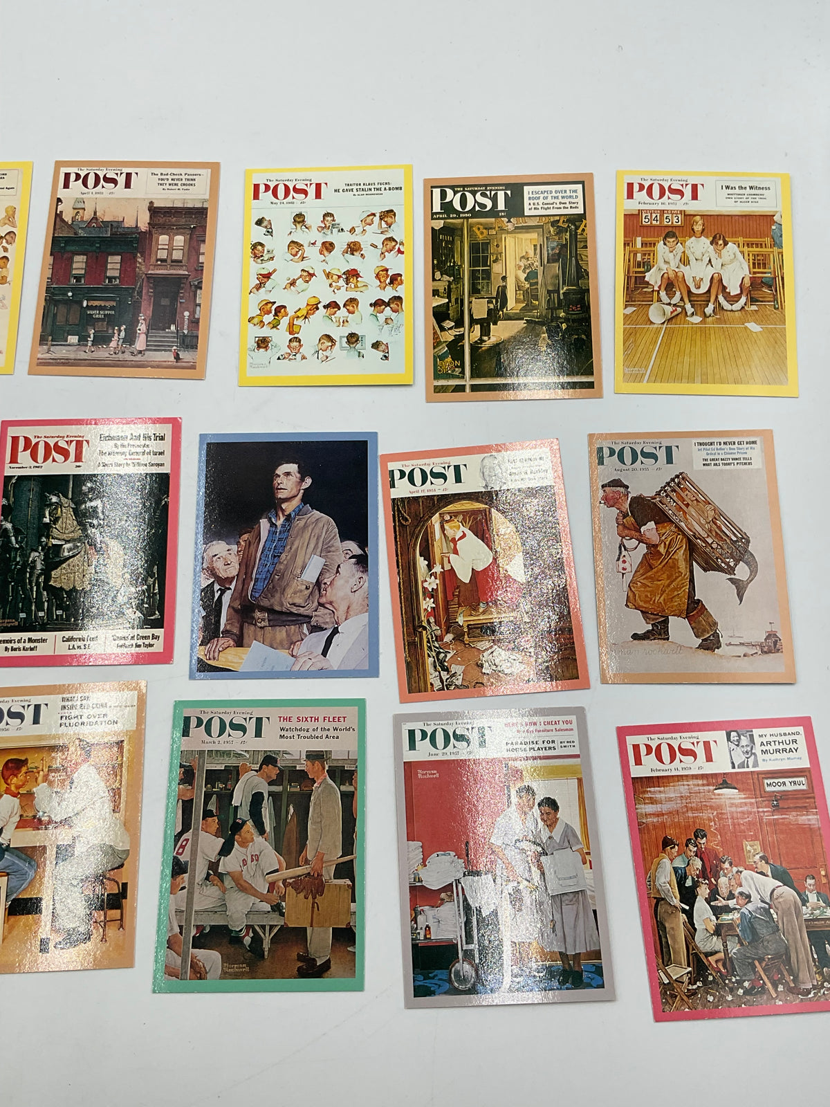 Vintage 1993 Norman Rockwell Series 2 Trading Card Lot