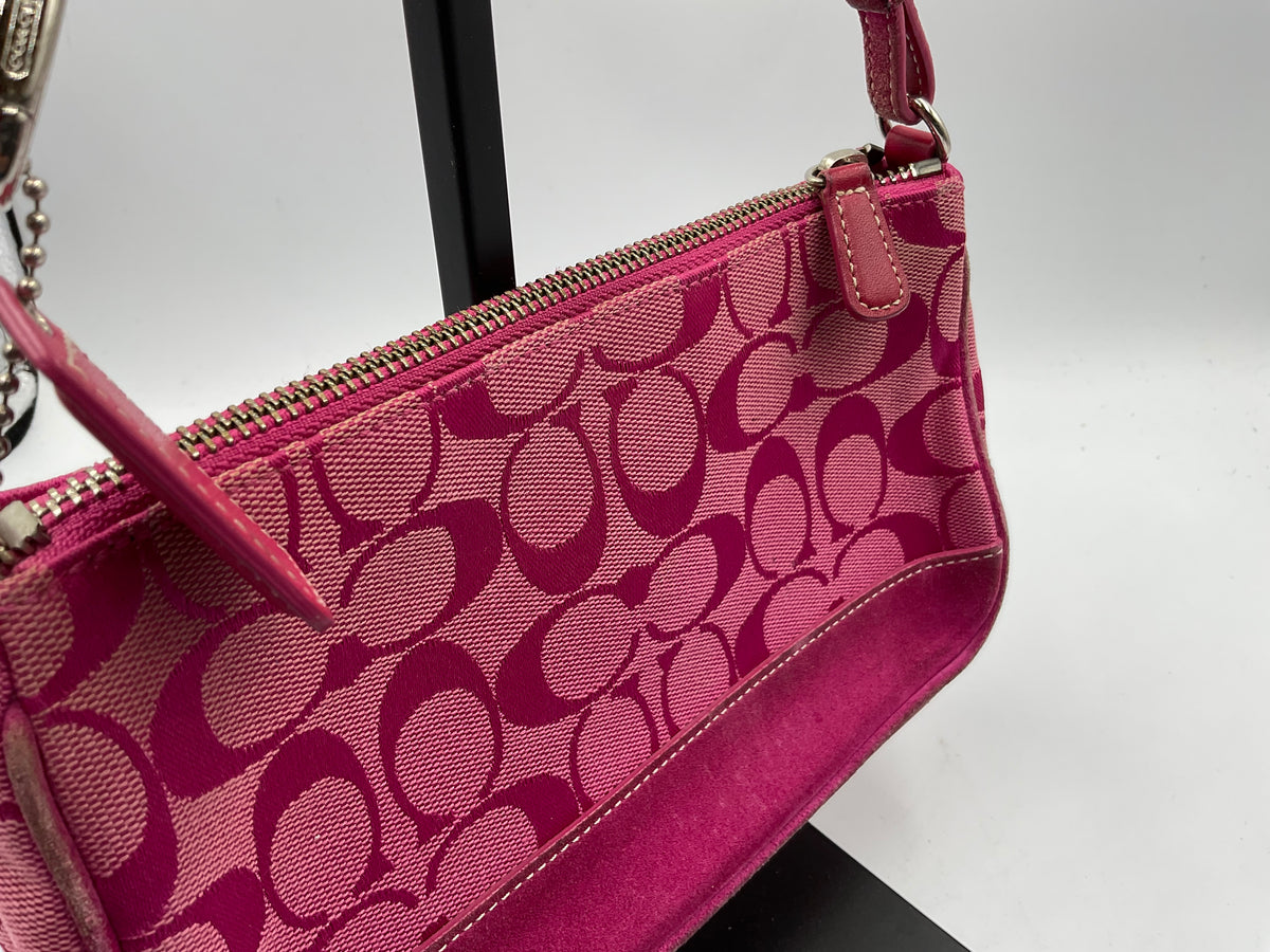 Rose Pink Coach Shoulder Bag  Previously Loved