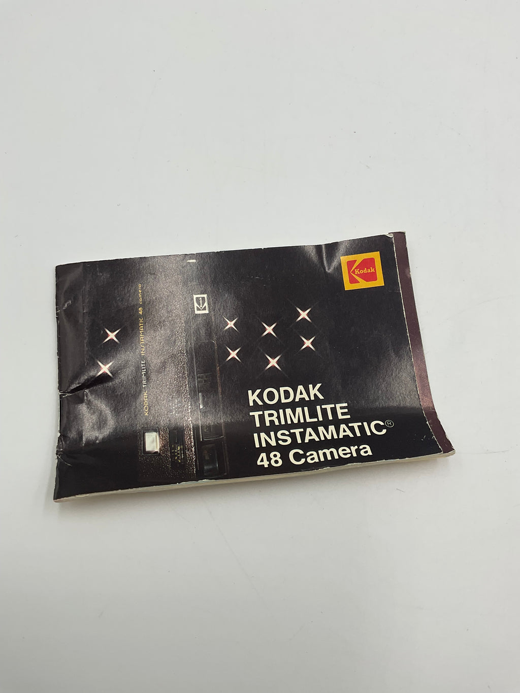 LOT Kodak Trimlite Instamatic 48 110 Pocket Camera Case Manual Sylvania Flash