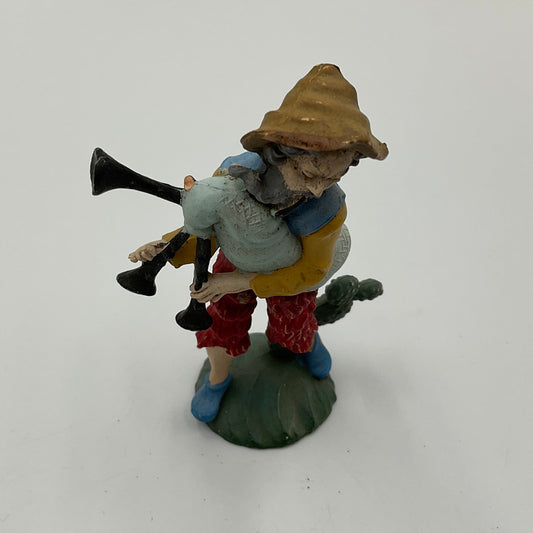 Vintage Italian Figurine Bagpiper Shepard Musician