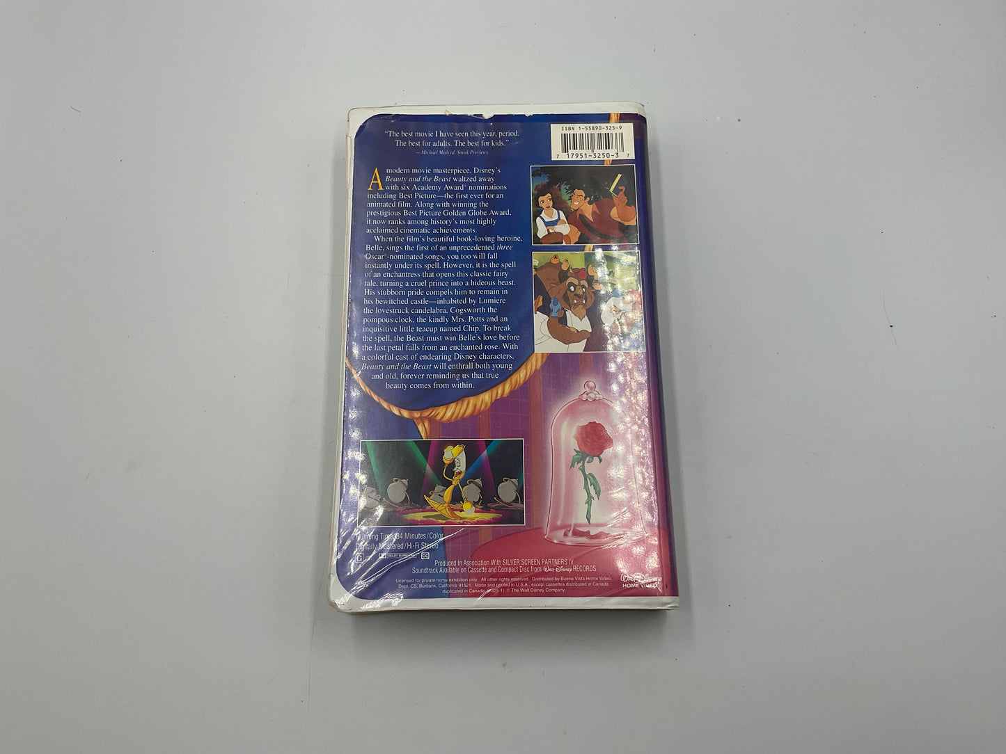 Walt Disney Beauty and the Beast Vintage  VHS Video Tape 1992