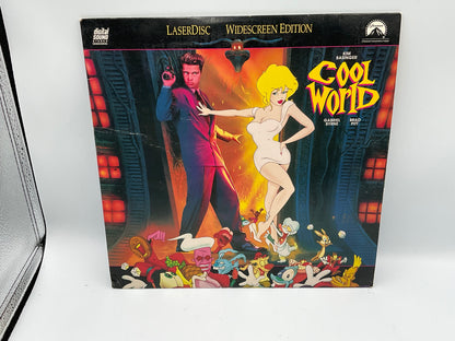 Cool World LaserDisc Widescreen 1992 Ralph Bakshi Brad Pitt Kim Basinger
