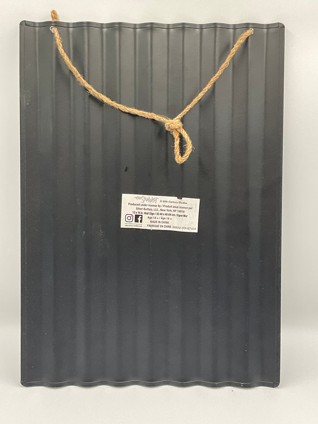 The Sandlot "You're Killing Me Smalls" Corrugated Metal Wall Sign