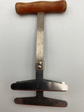 Vintage Kitchen Utensil Foley Food Chopper With 3 Stainless Steel Blades