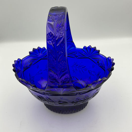 Kobalt Blue Glass Basket