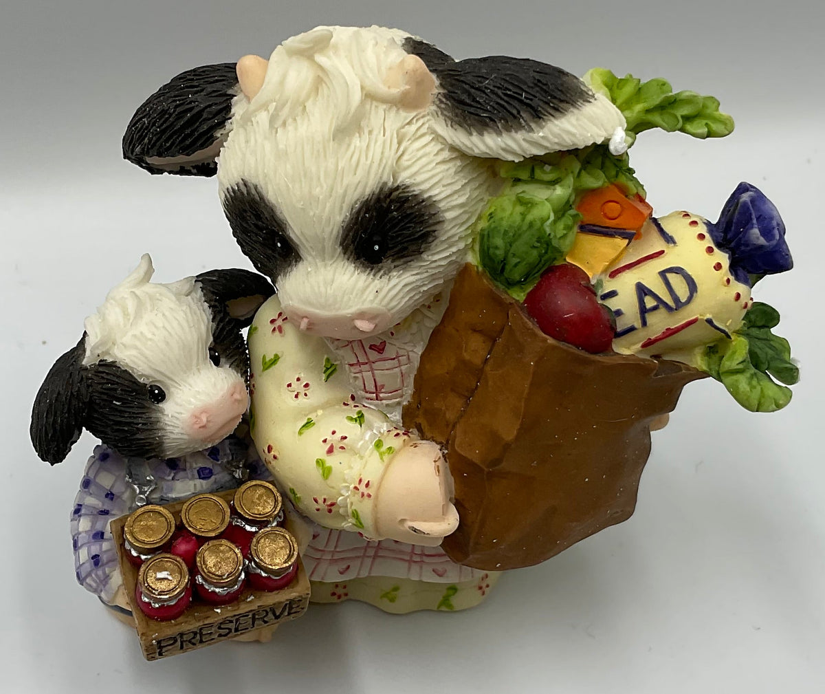 Enesco Mary's Moo Moos You Always Lend a Helping Hoof Cow Figurine